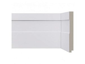 Rodapé Poliestireno 15cm 522 Inova Santa Luzia Branco 240cmx16mm (Barra)