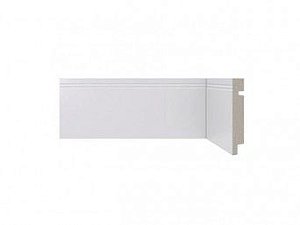Rodapé Poliestireno 10cm 460 Moderna Santa Luzia Branco 240cmx16mm (Barra)