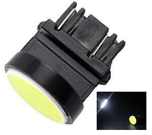 LAMPADA T25 COB LED 1 2 POLO 3156 3157 W27W BRANCO 12V