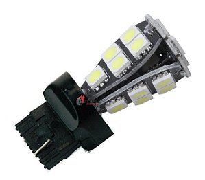 LAMPADA T20 18 LED 1 POLO 7440 5050 W21W BRANCO 12V