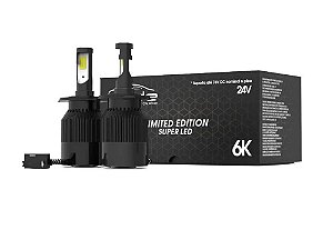 KIT LAMPADAS SUPER LED H4 CODE 6000K 24V