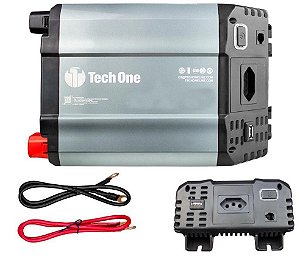 INVERSOR DE VOLTAGEM 1200W 24V - 220V MARCA TECH ONE