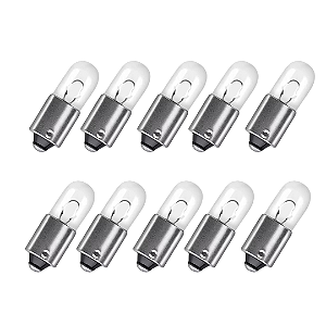 CAIXA C/ 10 LAMPADA BA9S HALOGENA 69 T4W TECHONE 12V