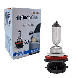 LAMPADA HALOGENA 12V TECHONE CAIXINHA 4300K H9 65W