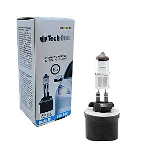 LAMPADA HALOGENA 12V TECHONE CAIXINHA 4300K H27 880 27W PG13