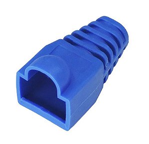 CAPA PROTETORA PARA PLUGUES DE CONEXAO RJ45 COR AZUL