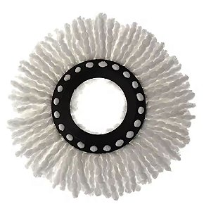REFIL DE MICROFIBRA PARA VASSOURA DO TIPO MOP GIRATORIO 16CM