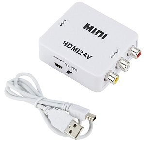 ADAPTADOR CONVERSOR DE VIDEO DE HDMI PARA RCA AV