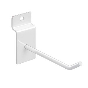 GANCHO PARA PAINEL CANALETADO COR BRANCO 10CM