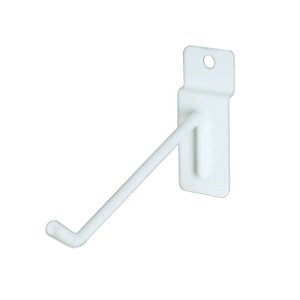 GANCHO PARA PAINEL CANALETADO COR BRANCO 10CM