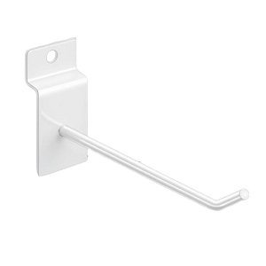 GANCHO PARA PAINEL CANALETADO COR BRANCO 15CM