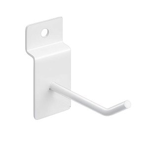 GANCHO PARA PAINEL CANALETADO COR BRANCO 5CM