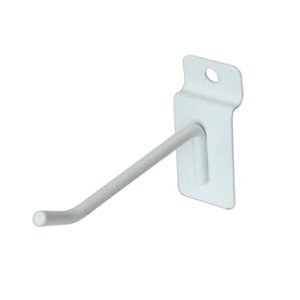 GANCHO PARA PAINEL CANALETADO COR BRANCO 5CM