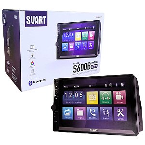 RADIO MP5 SV600B COM BOTAO FISICO SVART