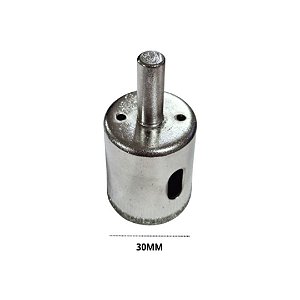 BROCA DIAMANTADA SERRA COPO 30MM MARMORE PORCELANATO PISO