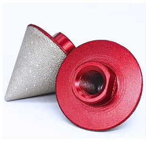 BROCA DIAMANTADA CONICA 48MM PORCELANATO MARMORE ROSCA M14