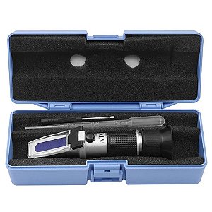 REFRATOMETRO 0-80% V/V TEOR ALCOOLICO VINHOS E DESTILADOS