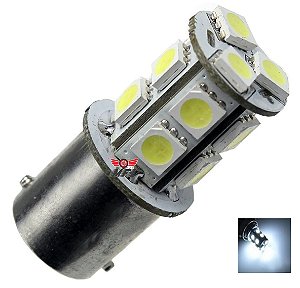 LAMPADA 13 LED BAY15D 2 POLO P21/5W 1157 1034 BRANCO 12V