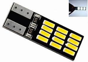 LAMPADA T10 CAMBUS 24 LED CANCELLER CACH W5W BRANCO 12V
