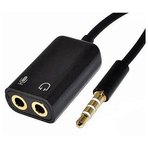 ADAPTADOR P3 X P2 MICROFONE E FONE CELULARES M1