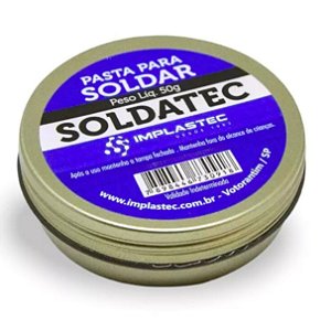 SOLDATEC 50GR - PASTA DE SOLDA IMPLASTEC