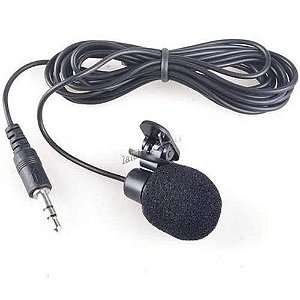 MINI MICROFONE DE LAPELA 1,5M