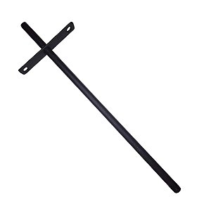 SUPORTE METALICO INVISIVEL PARA PRATELEIRA 25CM FERRO 3/8