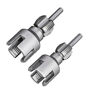 KIT ABRIDOR DE ROSCA INTERNA E EXTERNA TUBOS PVC 1/2 E 3/4
