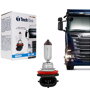 LAMPADA HALOGENA 24V TECHONE CAIXINHA 4300K H11 70W