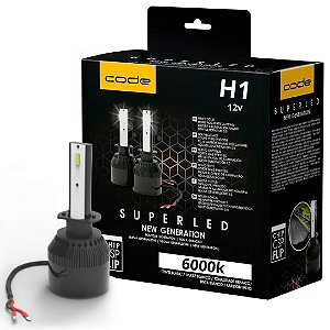 KIT LAMPADAS SUPER LED H1 CODE 6000K