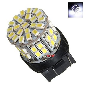 LAMPADA T20 50 LED 1 2 POLO 7440 7443 W21W BRANCO 12V