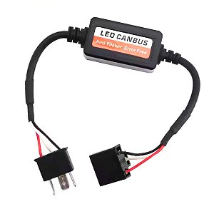 RESISTOR CANCELLER VEICULAR PARA LAMPADA H4 (UNIDADE)