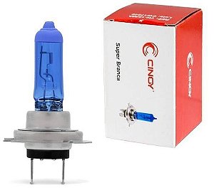 LAMPADA CINOY SUPERBRANCA 12V CAIXINHA 8500K H7 55W