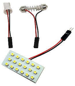 PLACA SUPER LED 18 CHIPS LEDS 5050 T10 TORPEDO