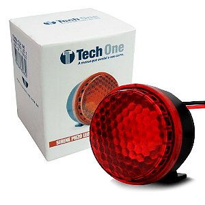 SIRENE PIEZO LED 6 TONS TECHONE 12V MARCHA RE UNIVERSAL