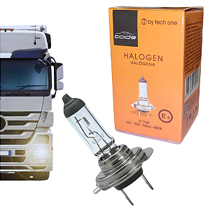 LAMPADA HALOGENA 24V CODE CAIXINHA 4300K H7 70W