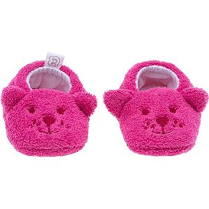 Pantufa Baby Tamanho Único Rosa Ursa - Pimpolho