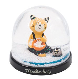 Globo de Neve Les moustaches Gatinho - Moulin Roty