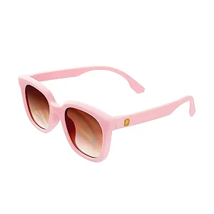 Óculos de Sol Infantil Tamanho Único UV 400 Rosa Bebê - Pimpolho