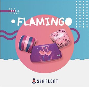 Bóia Tripla Colete Infantil Flamingo - Sea Float