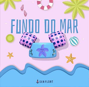 Bóia Tripla Colete Infantil Fundo do Mar - Sea Float