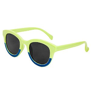 Óculos de Sol Infantil Tamanho Único UV 400 Verde e Marinho - Pimpolho