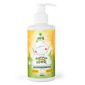 Shampoo Infantil 100% Natural Com Extratos de Aloe Vera e Camomila + Óleos Essenciais - Verdi Natural