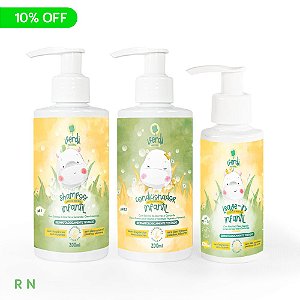 Kit Shampoo + Condicionador + Leave-in - Verdi Natural