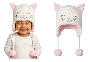 Gorro Lúdico Infantil 1- 3 anos Gatinha - Pimpolho