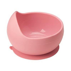 Bowl em Silicone Com Ventosa Rosa - Buba