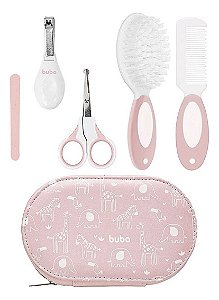 Kit Cuidados Com Estojo Rosa - Buba