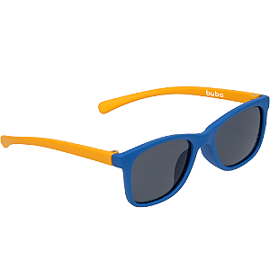 Óculos de Sol Infantil Bicolor Azul e Amarelo 3- 5 anos - Buba