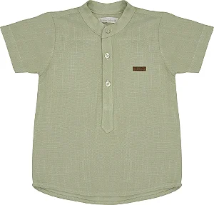 Camisa em Linho Manga Curta - Bárbara Kids