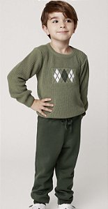 Conjunto Tricô Verde - Minilord